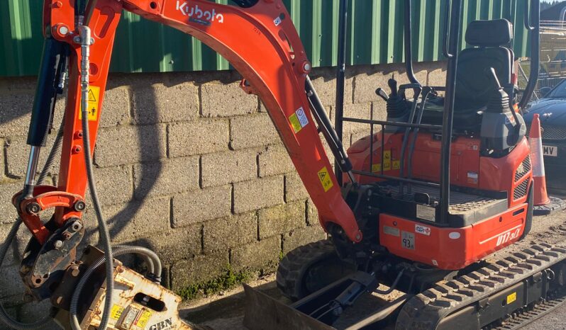 1.7T Excavator Kubota U17-3a 2022 c/w Hydraulic Breaker- Low hours. full