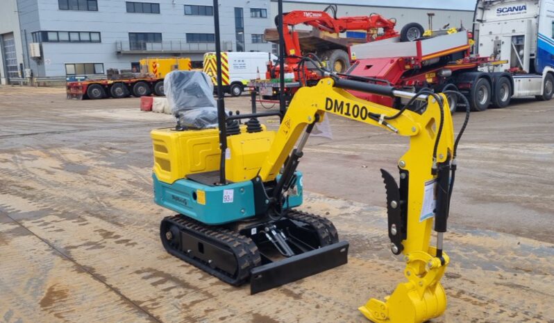 Unused 2024 DigMaster DM100 Micro Excavators For Auction: Leeds – 22nd, 23rd, 24th & 25th January 25 @ 8:00am full