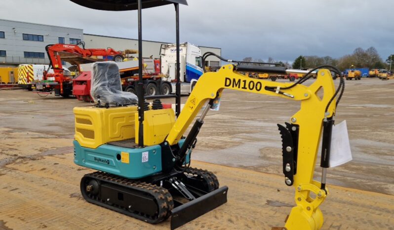 Unused 2024 DigMaster DM100 Micro Excavators For Auction: Leeds – 22nd, 23rd, 24th & 25th January 25 @ 8:00am full