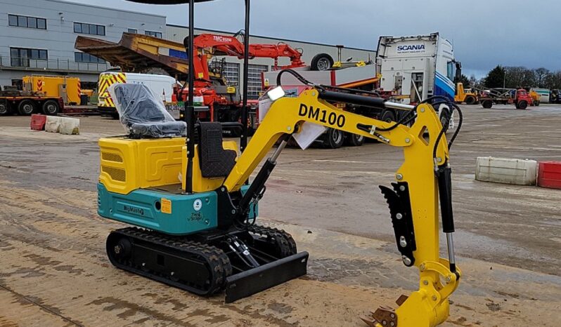 Unused 2024 DigMaster DM100 Micro Excavators For Auction: Leeds – 22nd, 23rd, 24th & 25th January 25 @ 8:00am full