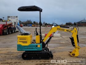 Unused 2024 DigMaster DM100 Micro Excavators For Auction: Leeds – 22nd, 23rd, 24th & 25th January 25 @ 8:00am full