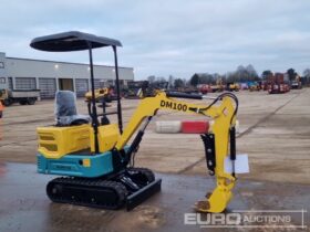 Unused 2024 DigMaster DM100 Micro Excavators For Auction: Leeds – 22nd, 23rd, 24th & 25th January 25 @ 8:00am full