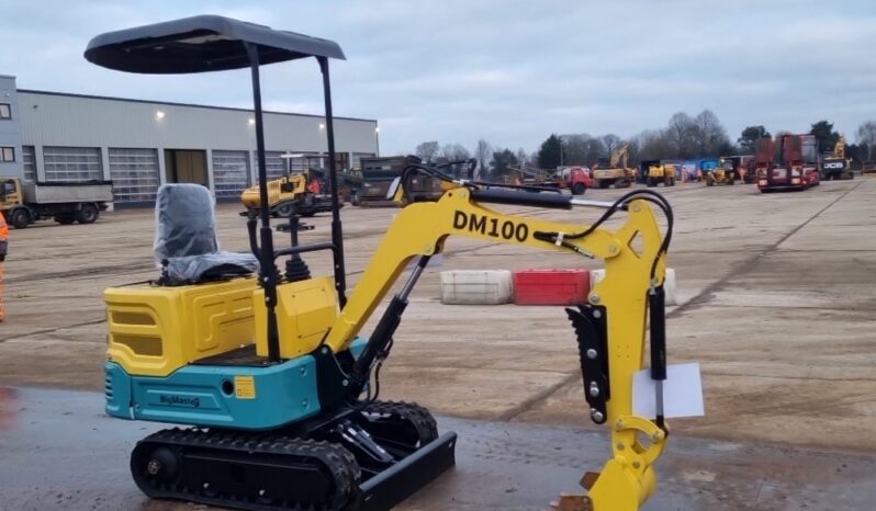 Unused 2024 DigMaster DM100 Micro Excavators For Auction: Leeds – 22nd, 23rd, 24th & 25th January 25 @ 8:00am full