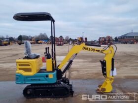 Unused 2024 DigMaster DM100 Micro Excavators For Auction: Leeds – 22nd, 23rd, 24th & 25th January 25 @ 8:00am full