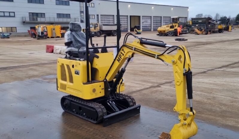 Unused 2024 Machpro MP17 Micro Excavators For Auction: Leeds – 22nd, 23rd, 24th & 25th January 25 @ 8:00am full