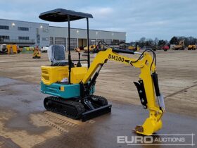 Unused 2024 DigMaster DM100 Micro Excavators For Auction: Leeds – 22nd, 23rd, 24th & 25th January 25 @ 8:00am full