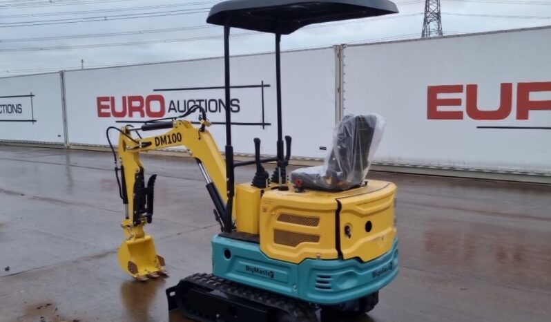 Unused 2024 DigMaster DM100 Micro Excavators For Auction: Leeds – 22nd, 23rd, 24th & 25th January 25 @ 8:00am full