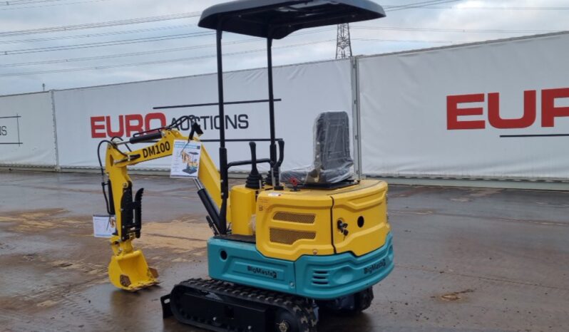 Unused 2024 DigMaster DM100 Micro Excavators For Auction: Leeds – 22nd, 23rd, 24th & 25th January 25 @ 8:00am full