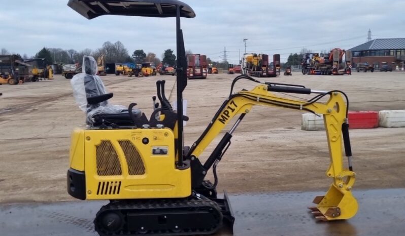 Unused 2024 Machpro MP17 Micro Excavators For Auction: Leeds – 22nd, 23rd, 24th & 25th January 25 @ 8:00am full