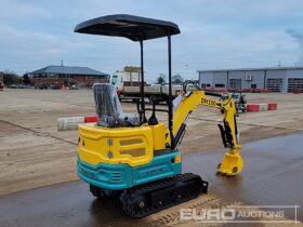 Unused 2024 DigMaster DM100 Micro Excavators For Auction: Leeds – 22nd, 23rd, 24th & 25th January 25 @ 8:00am full