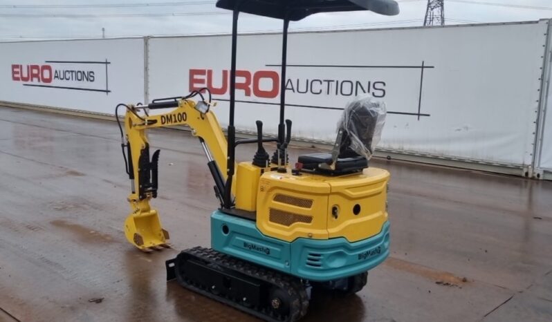 Unused 2024 DigMaster DM100 Micro Excavators For Auction: Leeds – 22nd, 23rd, 24th & 25th January 25 @ 8:00am full