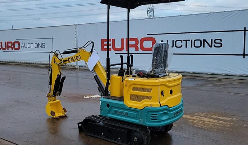 Unused 2024 DigMaster DM100 Micro Excavators For Auction: Leeds – 22nd, 23rd, 24th & 25th January 25 @ 8:00am full