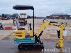 Unused 2024 DigMaster DM100 Micro Excavators For Auction: Leeds – 22nd, 23rd, 24th & 25th January 25 @ 8:00am full