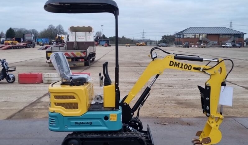 Unused 2024 DigMaster DM100 Micro Excavators For Auction: Leeds – 22nd, 23rd, 24th & 25th January 25 @ 8:00am full