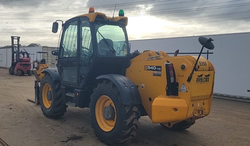 2019 JCB 540-140 Hi Viz Telehandlers For Auction: Leeds – 22nd, 23rd, 24th & 25th January 25 @ 8:00am full