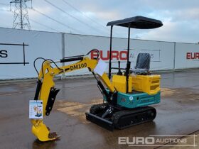 Unused 2024 DigMaster DM100 Micro Excavators For Auction: Leeds – 22nd, 23rd, 24th & 25th January 25 @ 8:00am