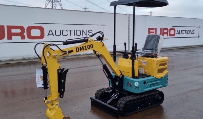 Unused 2024 DigMaster DM100 Micro Excavators For Auction: Leeds – 22nd, 23rd, 24th & 25th January 25 @ 8:00am