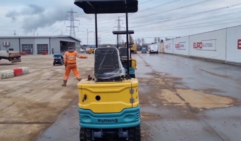 Unused 2024 DigMaster DM100 Micro Excavators For Auction: Leeds – 22nd, 23rd, 24th & 25th January 25 @ 8:00am full