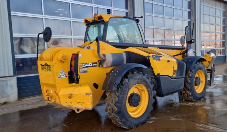 2019 JCB 540-140 Hi Viz Telehandlers For Auction: Leeds – 22nd, 23rd, 24th & 25th January 25 @ 8:00am full