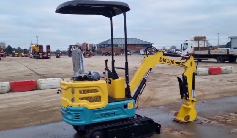 Unused 2024 DigMaster DM100 Micro Excavators For Auction: Leeds – 22nd, 23rd, 24th & 25th January 25 @ 8:00am full