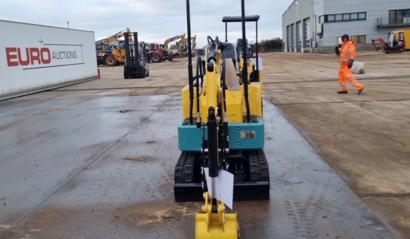 Unused 2024 DigMaster DM100 Micro Excavators For Auction: Leeds – 22nd, 23rd, 24th & 25th January 25 @ 8:00am full