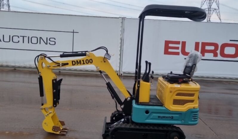 Unused 2024 DigMaster DM100 Micro Excavators For Auction: Leeds – 22nd, 23rd, 24th & 25th January 25 @ 8:00am full