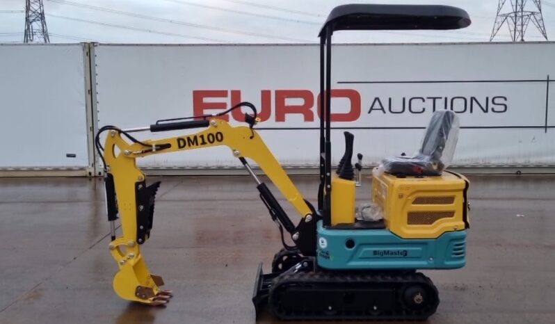 Unused 2024 DigMaster DM100 Micro Excavators For Auction: Leeds – 22nd, 23rd, 24th & 25th January 25 @ 8:00am full