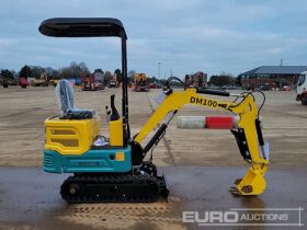 Unused 2024 DigMaster DM100 Micro Excavators For Auction: Leeds – 22nd, 23rd, 24th & 25th January 25 @ 8:00am full