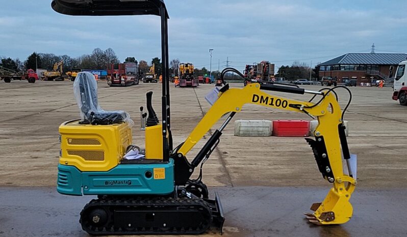 Unused 2024 DigMaster DM100 Micro Excavators For Auction: Leeds – 22nd, 23rd, 24th & 25th January 25 @ 8:00am full