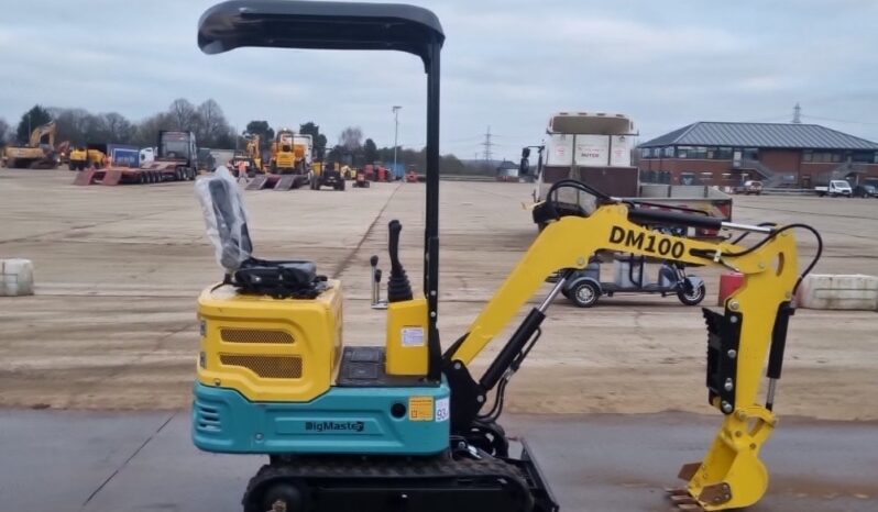 Unused 2024 DigMaster DM100 Micro Excavators For Auction: Leeds – 22nd, 23rd, 24th & 25th January 25 @ 8:00am full