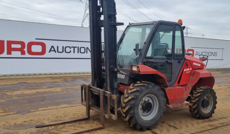 2016 Manitou M30-4 Rough Terrain Forklifts For Auction: Leeds – 22nd, 23rd, 24th & 25th January 25 @ 8:00am