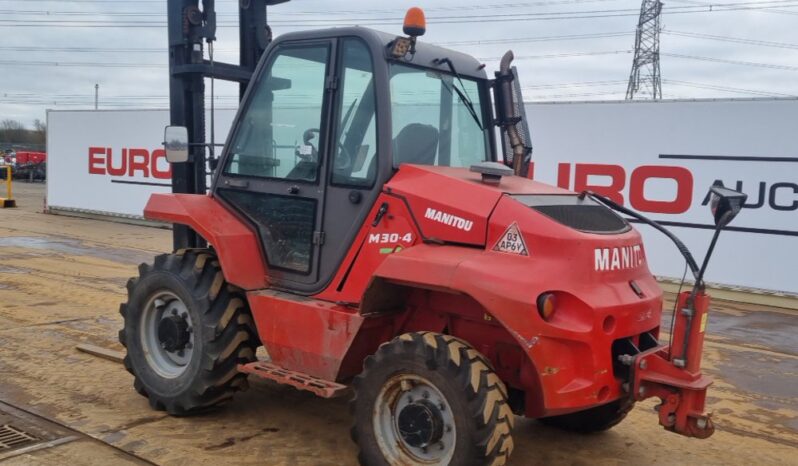 2016 Manitou M30-4 Rough Terrain Forklifts For Auction: Leeds – 22nd, 23rd, 24th & 25th January 25 @ 8:00am full