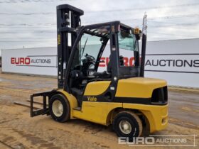 2020 Yale GDP35VX Forklifts For Auction: Leeds – 22nd, 23rd, 24th & 25th January 25 @ 8:00am full