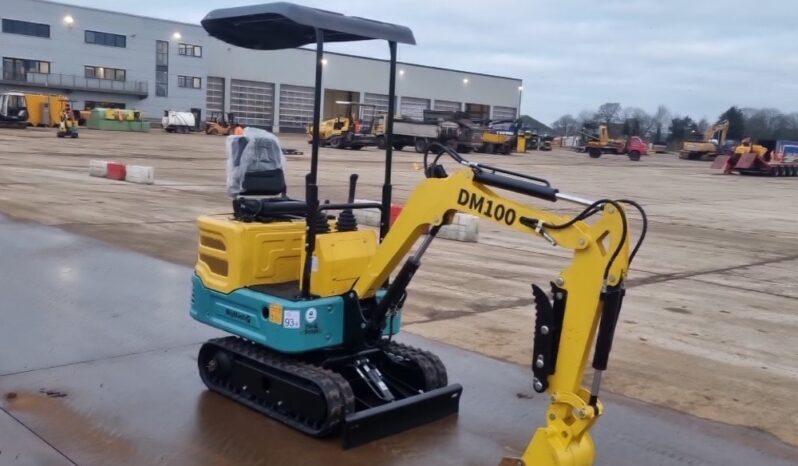 Unused 2024 DigMaster DM100 Micro Excavators For Auction: Leeds – 22nd, 23rd, 24th & 25th January 25 @ 8:00am full