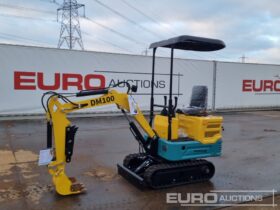 Unused 2024 DigMaster DM100 Micro Excavators For Auction: Leeds – 22nd, 23rd, 24th & 25th January 25 @ 8:00am