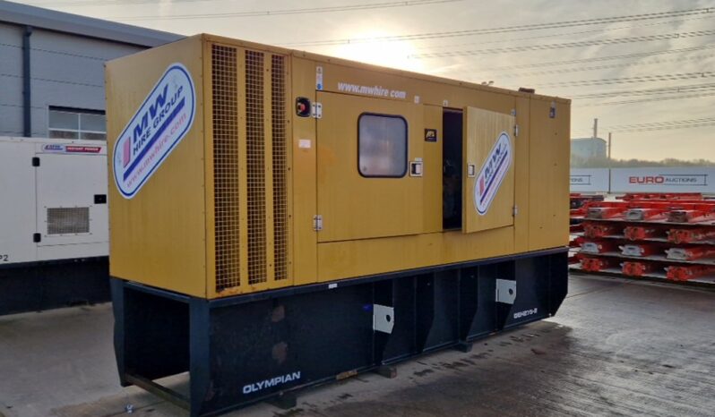 Olympian GEH275-2 Generators For Auction: Leeds – 22nd, 23rd, 24th & 25th January 25 @ 8:00am