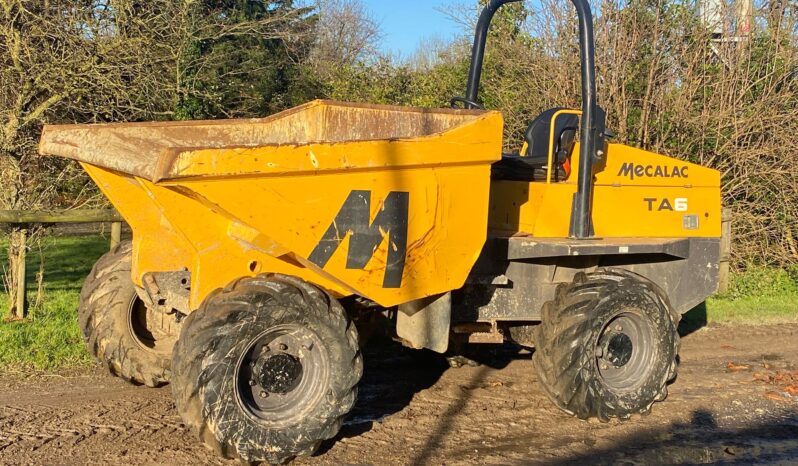 6T Dumper Mecalac/Terex TA6 2018 (Straight Tip)