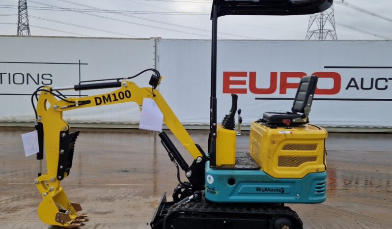 Unused 2024 DigMaster DM100 Micro Excavators For Auction: Leeds – 22nd, 23rd, 24th & 25th January 25 @ 8:00am full