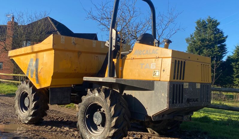 6T Dumper Mecalac/Terex TA6 2018 (Straight Tip) full