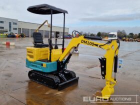 Unused 2024 DigMaster DM100 Micro Excavators For Auction: Leeds – 22nd, 23rd, 24th & 25th January 25 @ 8:00am full