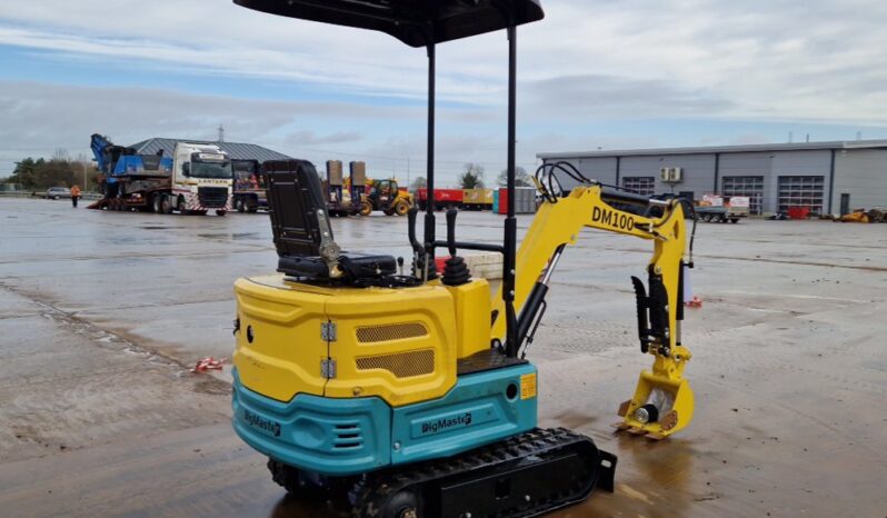 Unused 2024 DigMaster DM100 Micro Excavators For Auction: Leeds – 22nd, 23rd, 24th & 25th January 25 @ 8:00am full