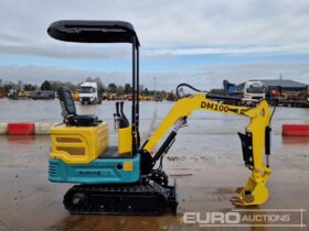 Unused 2024 DigMaster DM100 Micro Excavators For Auction: Leeds – 22nd, 23rd, 24th & 25th January 25 @ 8:00am full