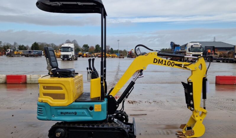 Unused 2024 DigMaster DM100 Micro Excavators For Auction: Leeds – 22nd, 23rd, 24th & 25th January 25 @ 8:00am full