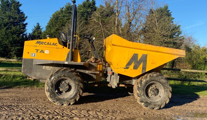 6T Dumper Mecalac/Terex TA6 2018 (Straight Tip) full