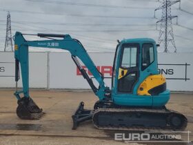 Kubota KX161-3SZ Mini Excavators For Auction: Leeds – 22nd, 23rd, 24th & 25th January 25 @ 8:00am full