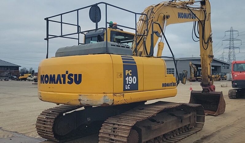 2014 Komatsu PC190LC-8 10 Ton+ Excavators For Auction: Leeds – 22nd, 23rd, 24th & 25th January 25 @ 8:00am full