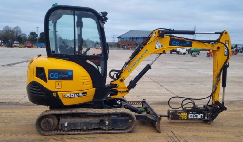 2014 JCB 8026 Mini Excavators For Auction: Leeds – 22nd, 23rd, 24th & 25th January 25 @ 8:00am full