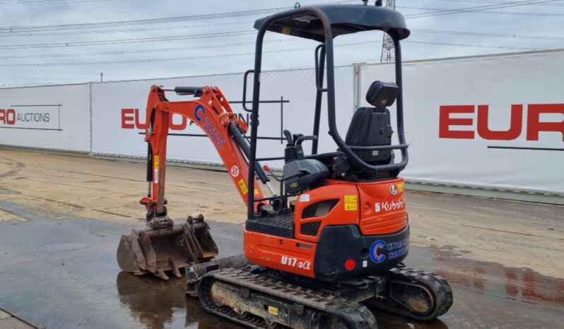 2021 Kubota U17-3A Mini Excavators For Auction: Leeds – 22nd, 23rd, 24th & 25th January 25 @ 8:00am full