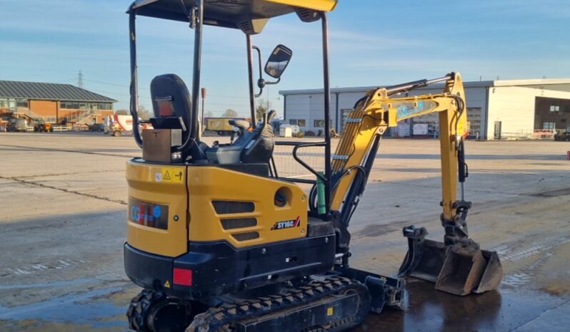 2022 Sany SY16C Mini Excavators For Auction: Leeds – 22nd, 23rd, 24th & 25th January 25 @ 8:00am full