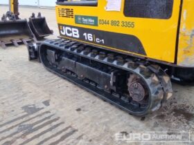 2020 JCB 16C-1 Mini Excavators For Auction: Leeds – 22nd, 23rd, 24th & 25th January 25 @ 8:00am full